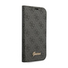 Guess 4G Metal Camera Outline Booktype Case - Coque pour iPhone 14 Plus (noir)
