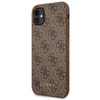 Guess 4G Metall Gold Logo - iPhone 11 Tasche (braun)