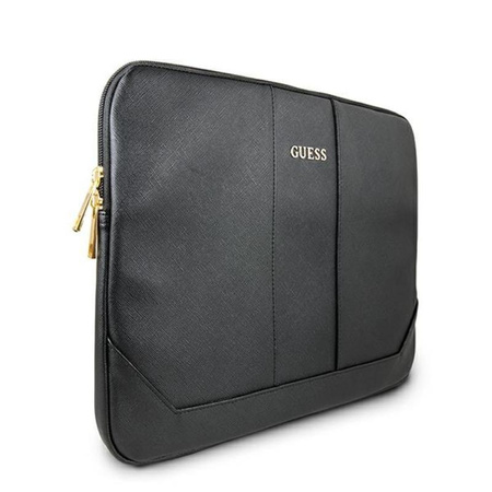 Pouzdro na počítač Guess Saffiano - 13" pouzdro na notebook (černé)