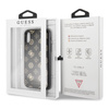 Guess Double Layer Glitter Case Peony G - pouzdro pro iPhone Xs / X (černé)