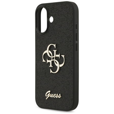 Guess Fixed Glitter Big 4G - Hülle iPhone 17 (schwarz)