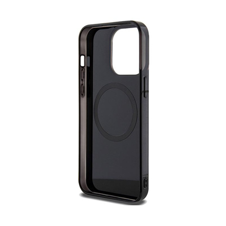 Mercedes Double Layer Crossed Lines MagSafe - iPhone 15 Pro Max Case (black)