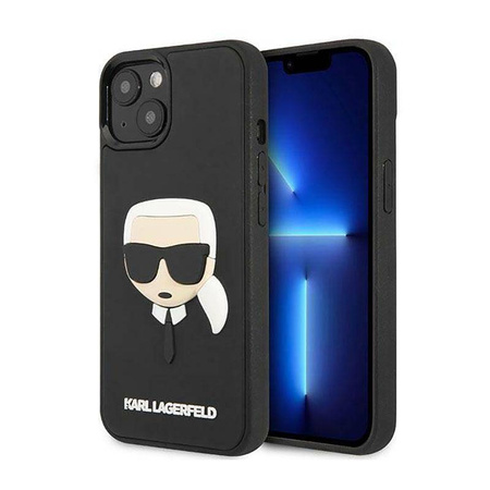 Karl Lagerfeld KLHCP14MKH3DBK iPhone 14 Plus 6,7" czarny/black hardcase 3D Rubber Karl`s Head