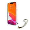 Guess Marble Strap - Coque iPhone 13 Pro Max (gris)