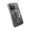 Speck Presidio Lux Grip ClickLock & Magsafe - iPhone 15 Pro tok (átlátszó / krómozott kivitel / derűs ezüst)