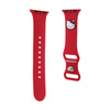 Hello Kitty Silicone Kitty Head - Strap pour Apple Watch 38/40/41 mm (rouge)