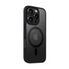 Crong Hybrid Frost MAG Cover - Case with MagSafe for iPhone 16 Pro (black)