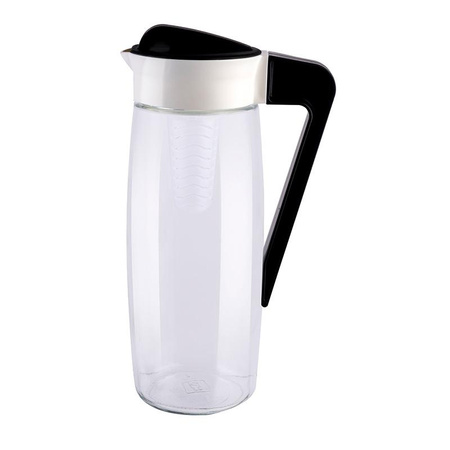 Alpina - Carafe en verre 1,5 L avec panier pour les fruits par exemple