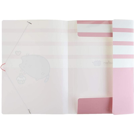 Pusheen - Collection Rose porte-documents en caoutchouc (24,5 x 34,5 cm)