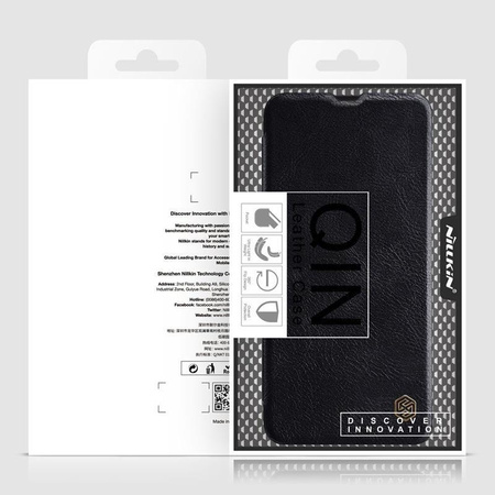 Nillkin Qin Leather Case - Etui Apple iPhone 12 Mini (Black)