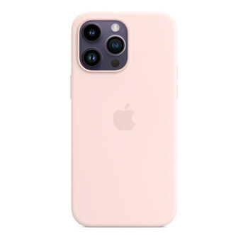 Apple Silikonhülle - Silikonhülle mit MagSafe für iPhone 14 Pro Max (kreidebleich)