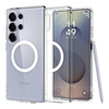Spigen Ultra Hybrid Mag MagSafe - Case for Samsung Galaxy S25 Ultra (Clear / White)