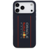 Custodia MagSafe in silicone Red Bull con logo verticale oversize - iPhone 17 Pro Max (blu navy)