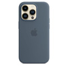 Apple Silicone Case - Silikonowe etui z MagSafe do iPhone 14 Pro (sztormowy błękit)