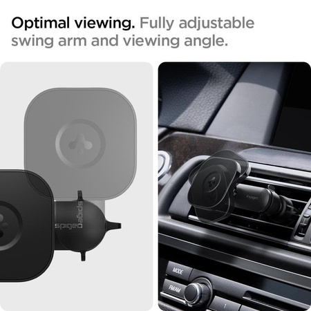 Spigen OneTap Pro Wireless Magnetic Car Charger Air Vent - MagSafe Autohalterung (MagFit)