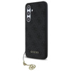 Kolekce Guess 4G Charms - pouzdro pro Samsung Galaxy S24 FE (šedé)