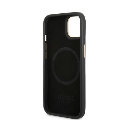 Guess 4G Logo Plate MagSafe - iPhone 13 Case (noir)