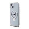 Karl Lagerfeld Ring Stand Choupette Head MagSafe - iPhone 15 tok (fehér)