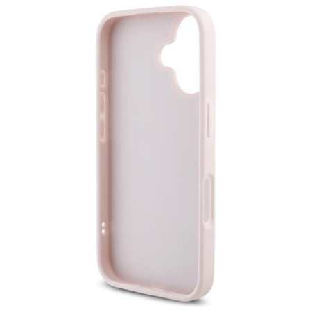 Karl Lagerfeld steppelt aláírás - iPhone 16 tok (rózsaszín)