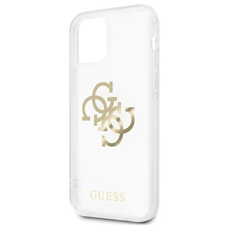 Guess 4G Big Logo Charm - Coque iPhone 12 Pro Max (gold charms)