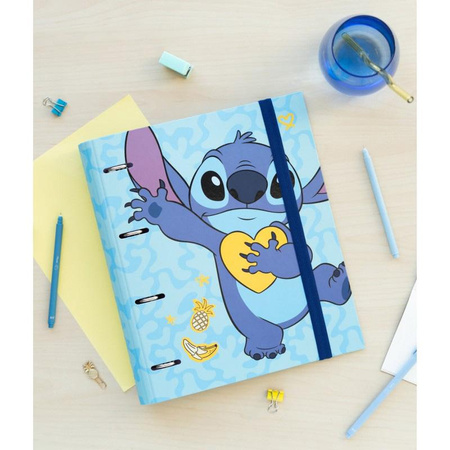 Disney Stitch - A4-es mappa a Tropical kollekcióból (4 gyűrű, gumiszalag)
