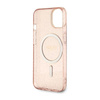 Guess Glitter Gold MagSafe - iPhone 14 Plus Case (Pink)