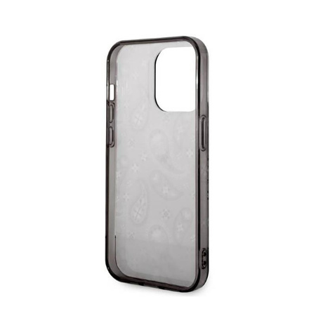 Guess Bandana Paisley - Coque iPhone 14 Pro (noir)