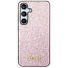 Guess Glitter Flakes Metal Logo Case - Samsung Galaxy S24 (rose)