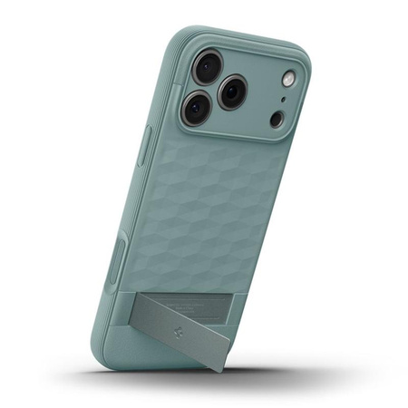 ETUI DO IPHONE 17 PRO MAX do MAGSAFE SPIGEN PARALLAX ORYGINALNE ZIELONE