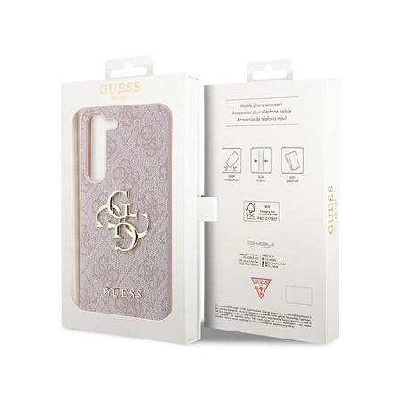 Guess 4G Big Metal Logo - Samsung Galaxy S23 Case (pink)
