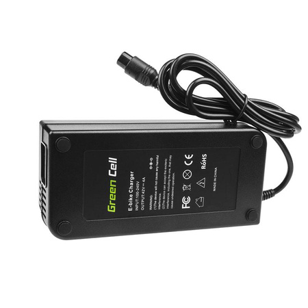Green Cell - 42V 4A (3 tűs) töltő 36V-os elektromos kerékpár akkumulátorhoz