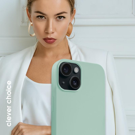 Crong Color Cover Magnetic - Schutzhülle für iPhone 15 MagSafe (Mint)