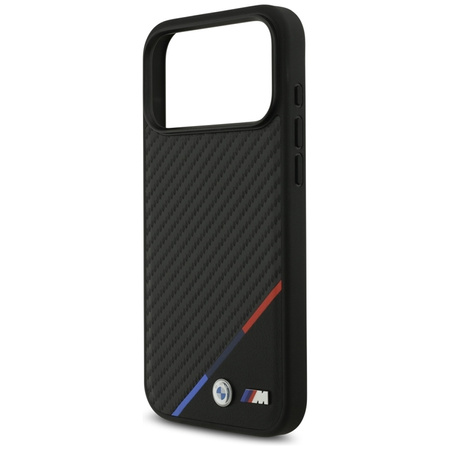 BMW M Carbon Tricolor Line MagSafe - Case iPhone 17 Pro Max (black)