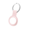 Etui PURO ICON - Porte-clés en silicone pour Apple AirTag (rose sable)