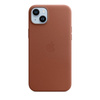 Apple Leather Case - Skórzane etui z MagSafe do iPhone 14 Plus (umbra)