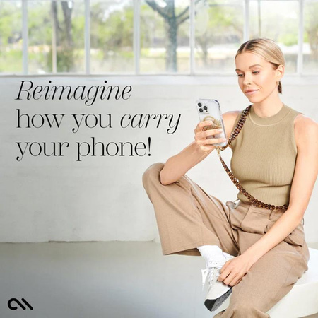 Řetízek Case-Mate Phone Crossbody Chain - šňůrka / řetízek přes rameno pro telefon (želvovinová)
