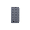 Karl Lagerfeld Booktype Saffiano Monogram - iPhone 14 Pro Tasche (Silber)