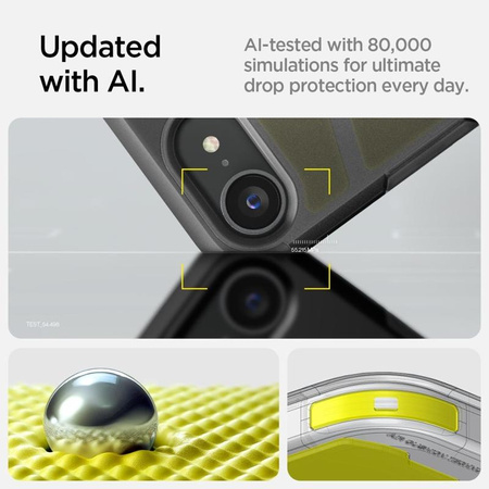 Spigen Tough Armor Mag MagSafe - Case for iPhone 16e (Frost Black)