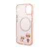 Karl Lagerfeld Karl & Choupette Aluminium MagSafe - Etui iPhone 14 (różowy)