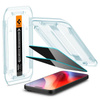 Spigen GLAS.TR EZ FIT Privacy 2-Pack - Szkło hartowane z filtrem prywatyzującym do iPhone 16 Pro / 17 / 17 Pro 2 szt