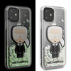 Karl Lagerfeld Glitter Glowdark Iconic - pouzdro pro iPhone 11