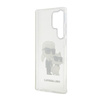Karl Lagerfeld IML Glitter NFT Karl & Choupette - Case for Samsung Galaxy S23 Ultra (Clear)