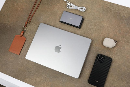 Moshi iGlaze - Hardshell Case for MacBook Pro 14-inch (M4/M3/M2/M1/2024-2021) (Stealth Clear)