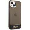 Guess Translucide - Coque iPhone 14 (noir)