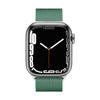 Crong Milano Steel - Řemínek z nerezové oceli pro Apple Watch 44/45/46/49 mm (zelený)