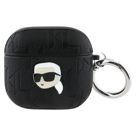 Karl Lagerfeld Monogram Karl Head - Pouzdro AirPods 4 (černá)