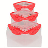 Minnie Mouse - Set of three airtight food containers (1400 ml, 730 ml, 290 ml)