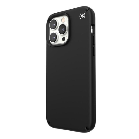 Speck Presidio2 Pro MagSafe - Antibakterielles Gehäuse für iPhone 14 Pro Max (Schwarz / Schwarz / Weiß)