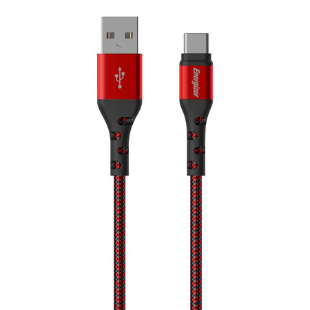 Energizer Ultimate - propojovací kabel USB-A k USB-C 2 m (červený)