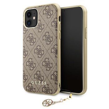 Guess 4G Charms Collection - iPhone 11 Case (brown)